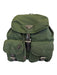 Prada AS IS Green Nylon Solid Backpack Men's Bag Green