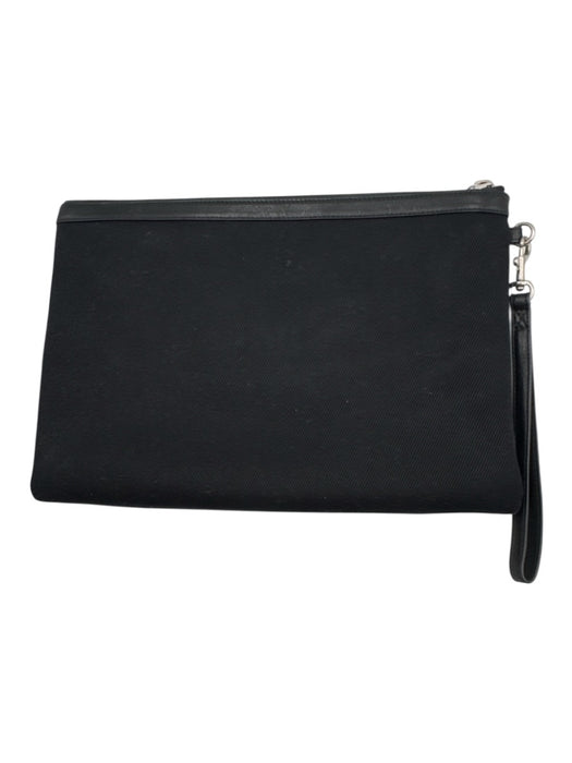 Saint Laurent Black & White Pouch Men's Bag Black & White