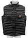 Moncler Size 4 Black Polyamide Puffer Snap & Zipper Vest Men's Jacket Black / 4