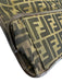 Fendi Brown Canvas Zucca Monogram Snap Button Close Collapsible Tote Bag Brown