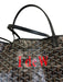 Goyard Black, Brown & White Coated Canvas Monogram Open Top Two Handle Tote Bag Black, Brown & White / GM