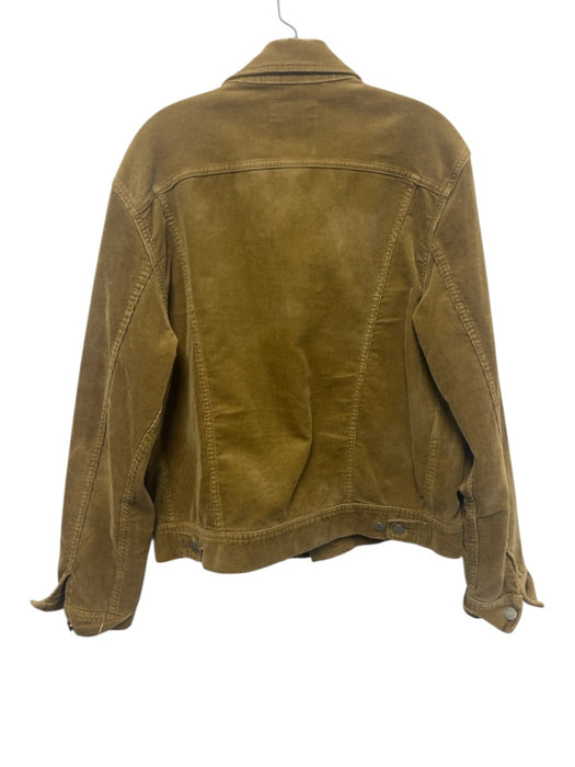Polo Size M Tan Cotton Cordouroy Trucker Men's Jacket Tan / M