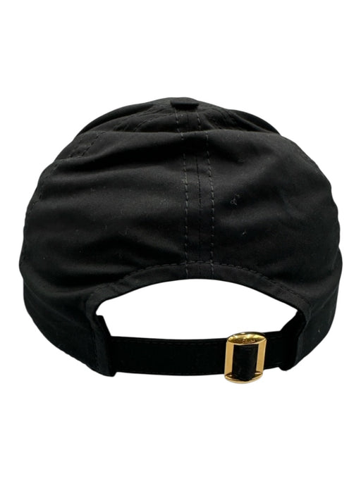 Celine Black & White Synthetic logo Dad Men's Hat Black & White