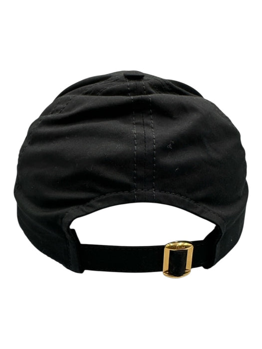 Celine Black & White Synthetic logo Dad Men's Hat Black & White