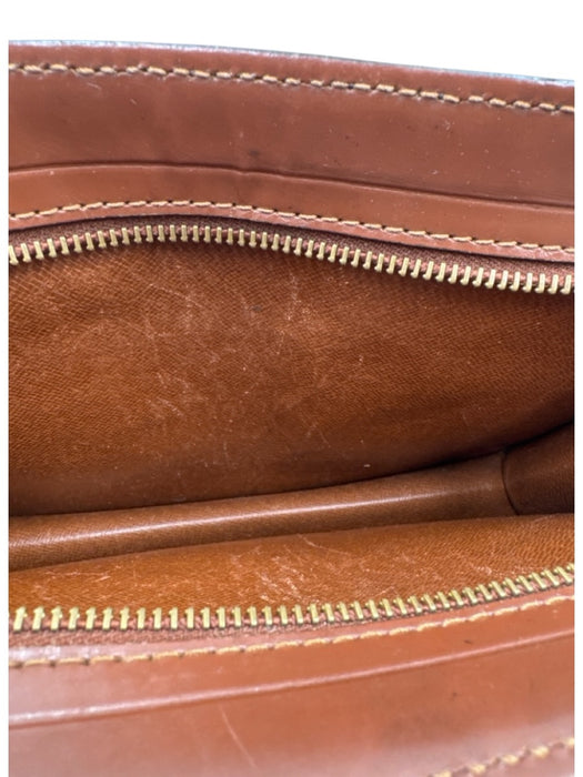 Louis Vuitton Brown Leather logo Pouch Men's Accessories Brown