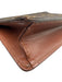 Louis Vuitton Brown Leather logo Pouch Men's Accessories Brown