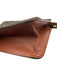 Louis Vuitton Brown Leather logo Pouch Men's Accessories Brown