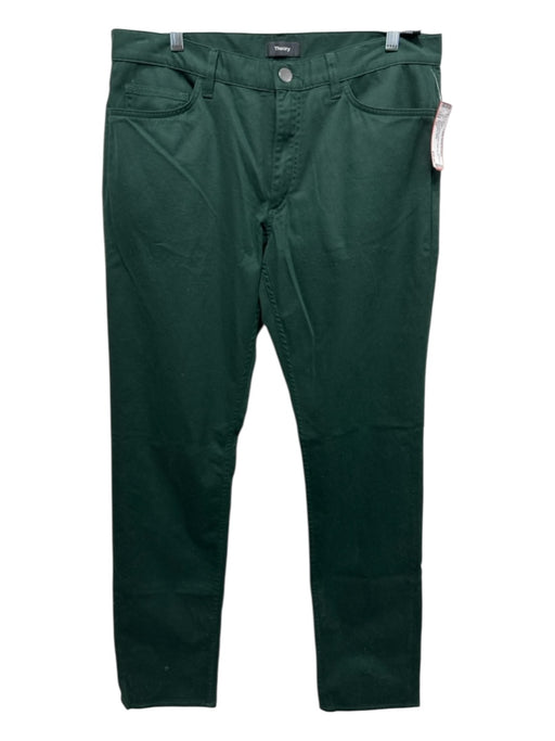 Theory NWT Size 34 Green Cotton Solid Zip Fly Men's Pants Green / 34