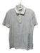 Lacoste Size M White & Blue Cotton Polo Men's Short Sleeve White & Blue / M