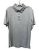 Theory Size M Gray Polyester & Cotton Polo Men's Short Sleeve Gray / M