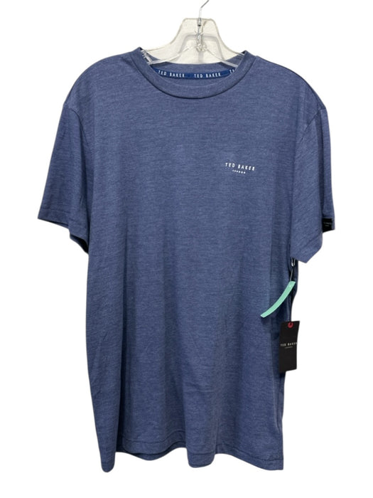 Ted Baker NWT Size M Blue Polyester Blend T Shirt Men's Short Sleeve Blue / M