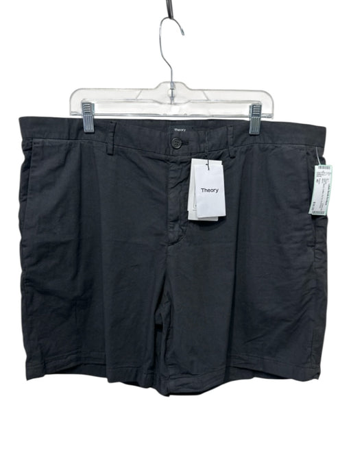 Theory NWT Size 40 Black Cotton Zip Fly Men's Shorts Black / 40