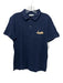 Lacoste Size M Navy Blue & yellow Cotton Polo Men's Short Sleeve Navy Blue & yellow / M