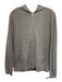 Theory Size S Light Gray Cotton Hood Long Sleeve Zip Up Men's Jacket Light Gray / S