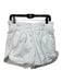 Sea New York Size 4 White Cotton Frayed Hem zip fly Ruffles Shorts White / 4