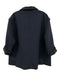 Frankie Shop Size S Navy Polyester Blend 2 Buttons Welt Pockets Oversize Jacket Navy / S