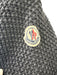 Moncler Size XS Charcoal Gray Polymide Blend Knit Sleeve Quilted Puffer Jacket Charcoal Gray / XS