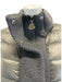 Moncler Size XS Charcoal Gray Polymide Blend Knit Sleeve Quilted Puffer Jacket Charcoal Gray / XS