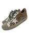 Golden Goose Shoe Size 40 / 9.5 Gold, Gray & White Leather & Suede Star Sneakers Gold, Gray & White / 40 / 9.5