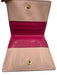 Salvatore Ferragamo Rose Pink & Hot Pink Leather gold tone metal Logo Wallets Rose Pink & Hot Pink