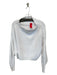 Free People Size L White Cotton Long Balloon Sleeve Knit Sweater White / L