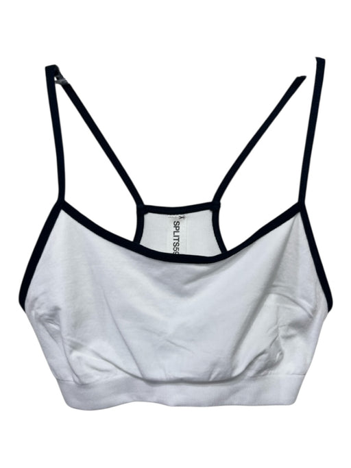 Splits 59 Size XS White Nylon Blend Sleeveless Athletic Top White / XS