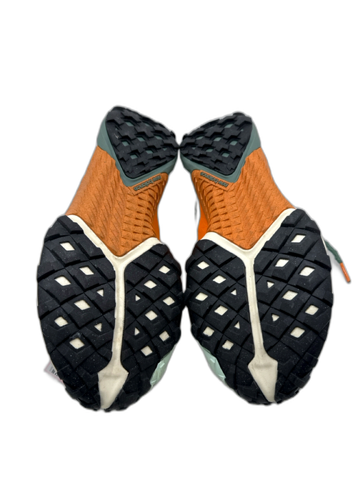 New Balance Shoe Size 10.5 Green & White Synthetic Solid Sneaker Outdoor Shoes Green & White / 10.5