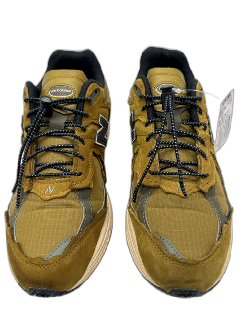 New Balance Shoe Size 10.5 Tan Leather Solid Sneaker Men's Shoes Tan / 10.5