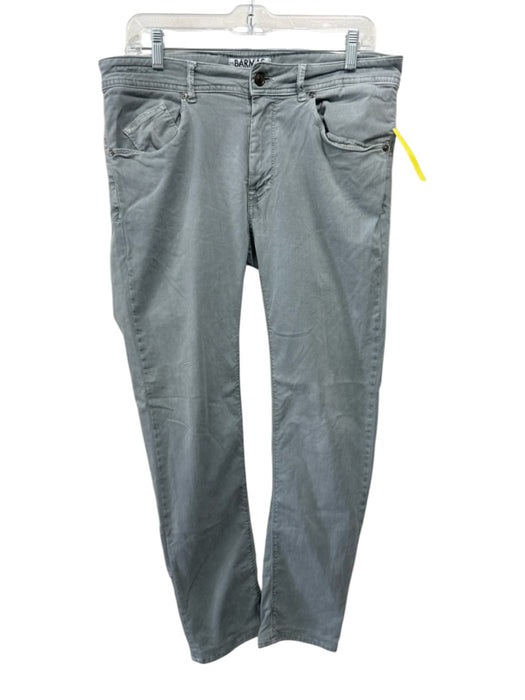 Barmas Size 32 Light Gray Cotton Blend Solid Jean Slim Men's Pants Light Gray / 32