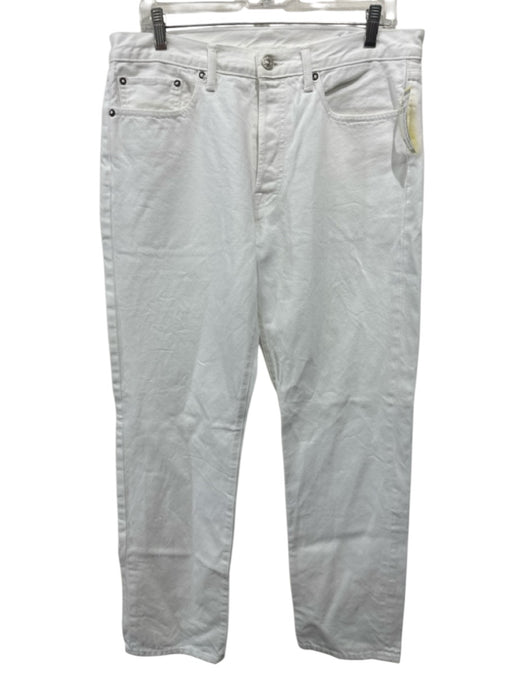 AYR Size 32 White Cotton Solid Jean Men's Pants White / 32