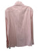 Finamore Size M Pink & White Cotton Blend Plaid Flannel Men's Long Sleeve Shirt Pink & White / M