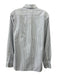 Hamilton Size M Blue & White Cotton Striped Button Up Men's Long Sleeve Shirt Blue & White / M