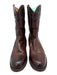 Lucchese Shoe Size 9 Brown Leather Solid Western Men's Shoes Brown / 9
