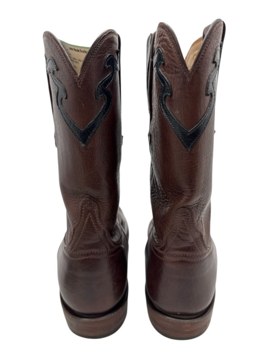 Lucchese Shoe Size 9 Brown Leather Solid Western Men's Shoes Brown / 9