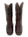 Lucchese Shoe Size 9 Brown Leather Solid Western Men's Shoes Brown / 9