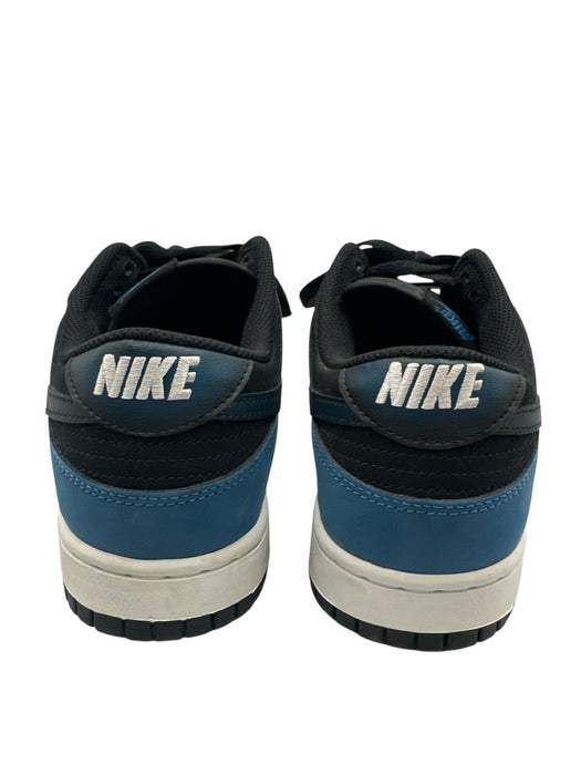 Nike Shoe Size 10.5 Blue & Black Leather Solid Sneaker Men's Shoes Blue & Black / 10.5
