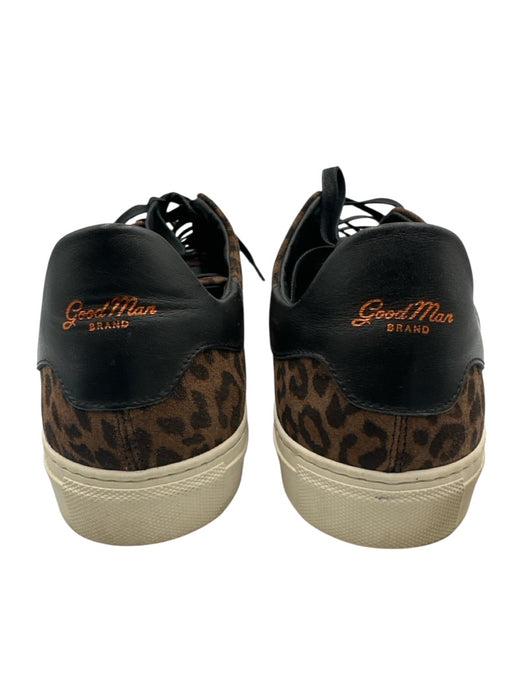 GoodMan Shoe Size 9.5 Brown & Beige Suede Cheetah Sneaker Men's Shoes Brown & Beige / 9.5
