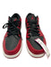Jordan Shoe Size 8.5 Black & Red Leather Two Tone Sneaker Men's Shoes Black & Red / 8.5
