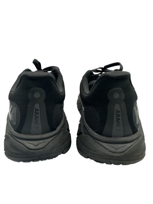 Hoka Shoe Size 10 Black Synthetic Solid Sneaker Men's Shoes Black / 10