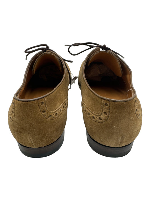 Gucci Shoe Size 7.5 Tan Suede Solid Dress Men's Shoes 7.5
