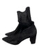 Stuart Weitzman Shoe Size 7.5 Black Suede Pointed Toe Heel Ankle Pull On Boots Black / 7.5