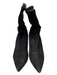 Stuart Weitzman Shoe Size 7.5 Black Suede Pointed Toe Heel Ankle Pull On Boots Black / 7.5