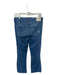 Paige Size 28 Med Dark Wash Cotton Blend Mid Rise Flare Cropped Jeans Med Dark Wash / 28