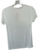 L'agence Size M White Model Blend Short Sleeve Ribbed Top White / M