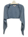 Intermix Size Large Light Blue Cashmere Long Sleeve Knit Tank Bolero Sweater Set Light Blue / Large