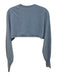 Intermix Size Large Light Blue Cashmere Long Sleeve Knit Tank Bolero Sweater Set Light Blue / Large
