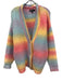 BlankNYC Size Small Rainbow Acrylic Blend Long Sleeve Gradient Crochet Sweater Rainbow / Small