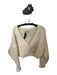 Finders Keepers Size 6 Cream Wool Blend Chunky Knit Long Balloon Sleeve Sweater Cream / 6