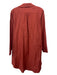 Brochu Walker Size S Burnt Red Polyester Pockets Collared Long Sleeve Dress Burnt Red / S