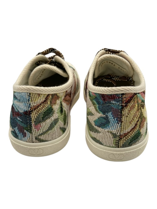 Valentino Garavani Shoe Size 39 Cream, Green, Multi textile upper Sneakers Cream, Green, Multi / 39